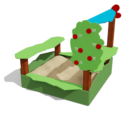 Песочница Полянка ВСТ 5657 для детской площадки, фото 1