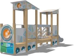 Игровой макет Поезд Сапсан МД104.00.1 для детской площадки, фото 1