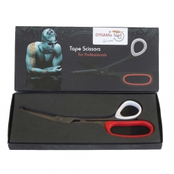 Ножницы для тейпов Dynamic Tape Teflon, арт. DT-SC, нерж. сталь, тефлон. покр., черн-крас-бел