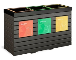 Урна для раздельного сбора мусора Сортер, фото 1