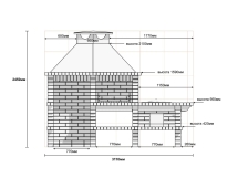 Печь Аристократ 824 Радиальный кирпич коричневый