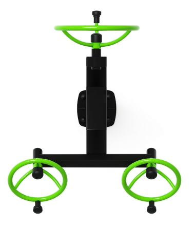 Рули (положение сидя) зеленый - Уличный тренажер - СТ 104-12, фото 5