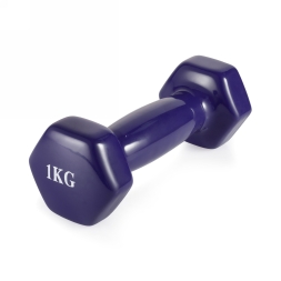 Гантель неразборная  1 кг винил, фото 1