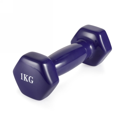 Гантель неразборная  1 кг винил, фото 1