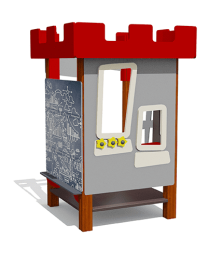 Игровой домик ВСТ 5101 для детской площадки, фото 1 Игровой домик ВСТ 5101 для детской площадки, фото 1