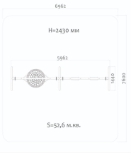Качели Н24.043008 металлические для детской площадки