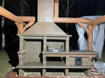 Печь Аристократ 824 Прямоугольный кирпич графитовый серый