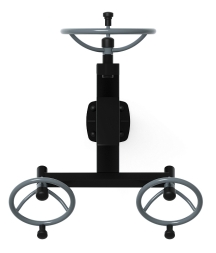 Рули (положение сидя) серый - Уличный тренажер - СТ 104-13, фото 5 Рули (положение сидя) серый - Уличный тренажер - СТ 104-13, фото 5