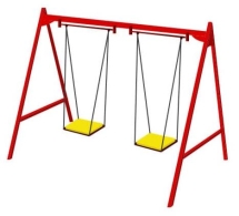 Детские качели Ветерок-2 CКИ 010-К для уличной площадки Детские качели Ветерок-2 CКИ 010-К для уличной площадки