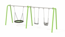 Качели Н24.043007 металлические для детской площадки