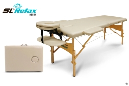 Массажный стол Delux Бежевый, фото 1