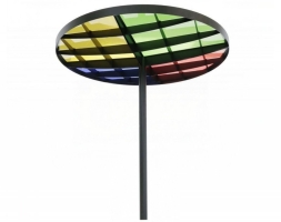 Теневой навес Амбрелла 3, с цветным поликарбонатом, высота 3,0 м, фото 2