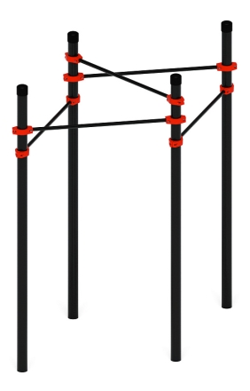 Воркаут 108 красный ВТ 12.08-01, фото 2