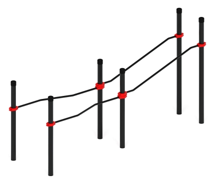 Воркаут ЛОВ 89 красный ВТ 101.20-01, фото 2