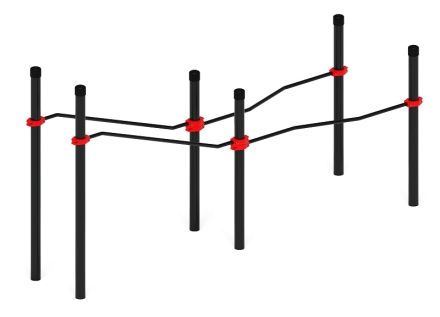 Воркаут ЛОВ 89 красный ВТ 101.20-01, фото 4