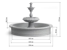 Фонтан Королевский в белом