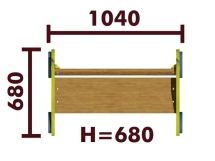 Скамейка детская Машинка 26010 для игровой площадки Скамейка детская Машинка 26010 для игровой площадки