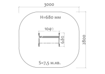 Скамейка детская Машинка 26010 для игровой площадки Скамейка детская Машинка 26010 для игровой площадки