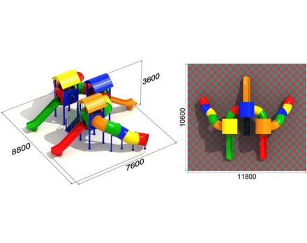 Детская игровая площадка Улитка 2.1.1, фото 2