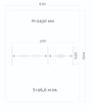 Качели Н24.043006 металлические для детской площадки