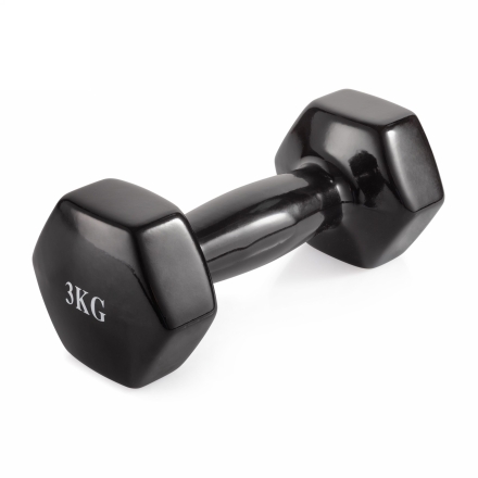 Гантель неразборная  3 кг винил, фото 1