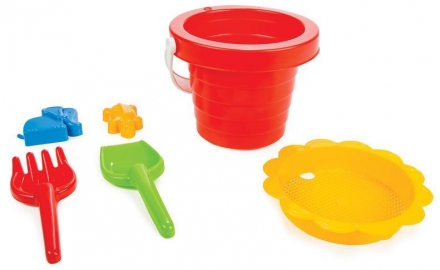 Набор для пляжа и песочницы Pilsan Daisy Bucket (06-123), фото 1