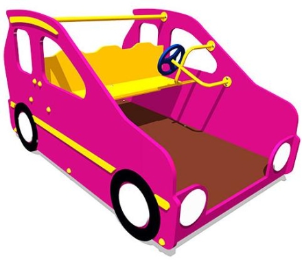 Игровой макет Машинка Мини ИМ108 для детских площадок, фото 1