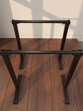 Брусья для отжиманий напольные хайлетсы Domsen Fitness Ds48 BLACK, фото 4