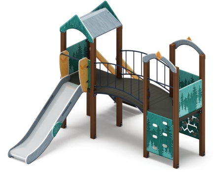 Детская игровая площадка Рада (Тайга) горка Н 1200 ДИК 2.01.2.05-03, фото 1