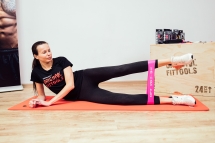 Мат для аэробики 10 мм черный с кольцами