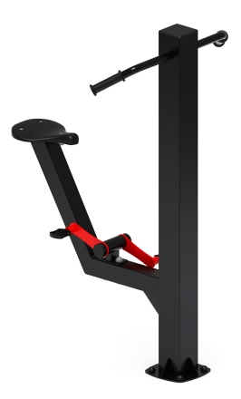 Вело (красный) - Уличный тренажер - СТ 016-11.И1, фото 5