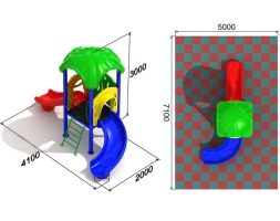Детская площадка Кувшинка 3.2.1, фото 2