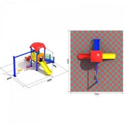 Детская игровая площадка Сочетание 2.2, фото 3