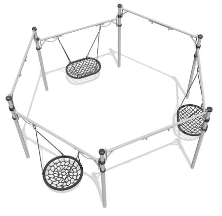 Качели ВСТ 1218 для детской площадки, фото 1