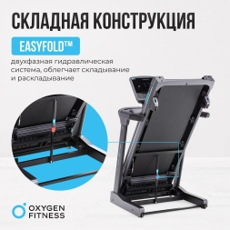 Беговая дорожка полукоммерческая OXYGEN FITNESS COBALT LCD PRO, фото 6