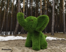 Топиари слоник Малыш - газон Deluxe/Deluxe Green