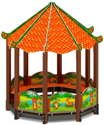 Беседка-пагода Карнавал (Полянка) - МФ 10.22.01-02, фото 4