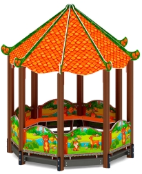 Беседка-пагода Карнавал (Полянка) - МФ 10.22.01-02, фото 2