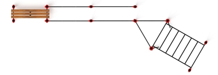 Воркаут ЛОВ 108 красный ВТ 102.21-01, фото 5