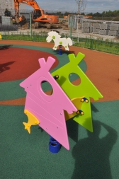 Качалка на пружине Избушка 04045 для детской площадки, фото 3