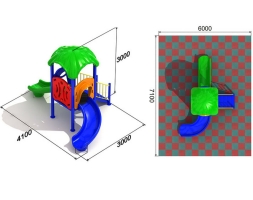Детская площадка Кувшинка 4.2.1, фото 2 Детская площадка Кувшинка 4.2.1, фото 2