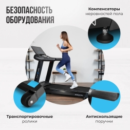 Беговая дорожка полукоммерческая OXYGEN FITNESS ARGON LED PRO, фото 15