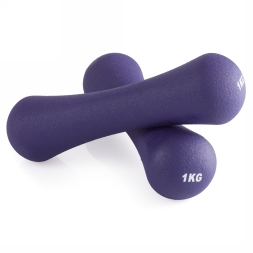 Гантель  неразборная 1 кг неопрен, фото 2 Гантель  неразборная 1 кг неопрен, фото 2