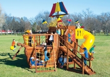 Детская площадка Rainbow Корабль Дизайн 2 для детской площадки