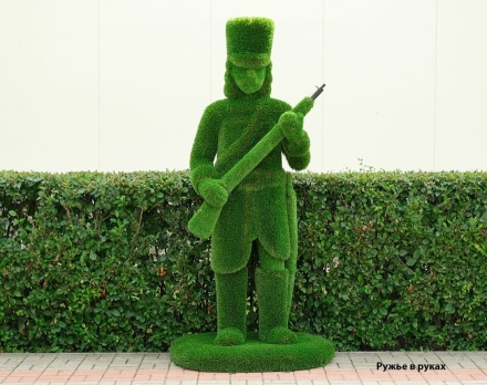 Топиари Гусар, Прицеливается - газон Deluxe, фото 7