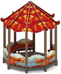 Беседка-пагода Карнавал (Осень) - МФ 10.22.01-20, фото 4