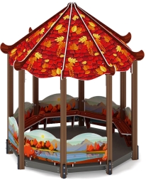 Беседка-пагода Карнавал (Осень) - МФ 10.22.01-20, фото 3