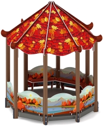 Беседка-пагода Карнавал (Осень) - МФ 10.22.01-20, фото 2