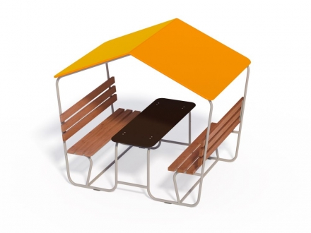 МФ 3.051 Столик для песочницы круглый, фото 4