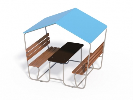 МФ 3.051 Столик для песочницы круглый, фото 5